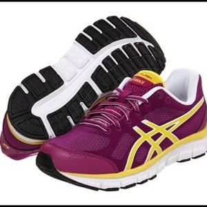 ASICS gel-flash Running shoes Plum + Yellow